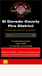 Mobile Screenshot of eldoradocountyfire.com