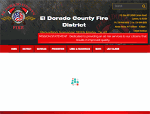 Tablet Screenshot of eldoradocountyfire.com